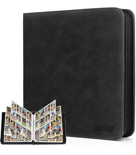 LOOBA Kaartenmap 900, premium zwart, Pokémon/TCG LOOBA Kaartenmap 900, premium zwart, Pokémon/TCG