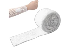 WQNNQW Bandage De Pansement En Filet élastique Bande, Bandage Fixe Pansement De Retenue,Pansement Tubulaire élastique En Filet,Bandage De Pansement En Filet Bande,Pour La Retenue Du Pansement (2 M X 3,8 Cm)