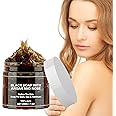 Morocco Black Soap with Argan and Rose, 100% Organic Moroccan Body Exfoliating Scrub - 200 g (1 Piece)