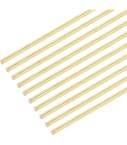 Lot De 30 Tiges Laiton 300x1mm - Pour Modélisme Et Bricolage | Tiges Rondes Droites Métal