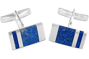 BROOKER FINE CUFFLINKS BROOKER Manschettenknöpfe Lapis Silber