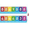 Freestanding Place Value Flip Chart, Double Side with Whole Numbers and Decimals, Educational Math Learning Tool to Count Place Value to The Millions
