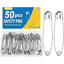 Épingles à Nourrice 45 Mm En Acier Nickelé - Lot De 500, Pour Couture Et Artisanat