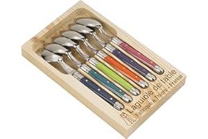 Laguiole Jean Dubost 97/13154 Set de 6 Cuillères à Café London Mix