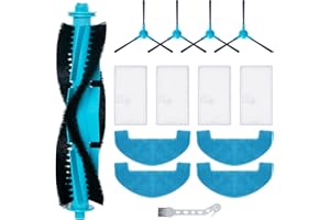 FIXBETTER Juego de accesorios para Ultenic D10,para MONSGA MS1 MAX,para Proscenic Q8/Q8 Max,para Lubluelu L15,para Trouver E10,para Mova E10,para Mamibot EXVAC700 Pioneer,para Liectroux M70 Pro aspiradoras