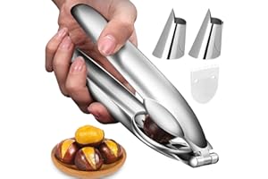 TAIYYI Kastanien Clip 304 Edelstahl Maroni Schneider Maronizange Schneider für Walnüsse Trockenobst Nüsse Sheller.