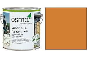 Osmo Landhausfarbe - hochdeckende Holzfarbe 2203 Fichtengelb 2,5 L