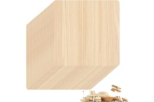 TWIRUSH 20 Stück Balsaholz Platten Sperrholz 200mm x 200mm x 3mm, Balsabretter für DIY Handwerk Modell Flugzeug Schiff Holzarbeiten Boot Häuser und andere Gebäude