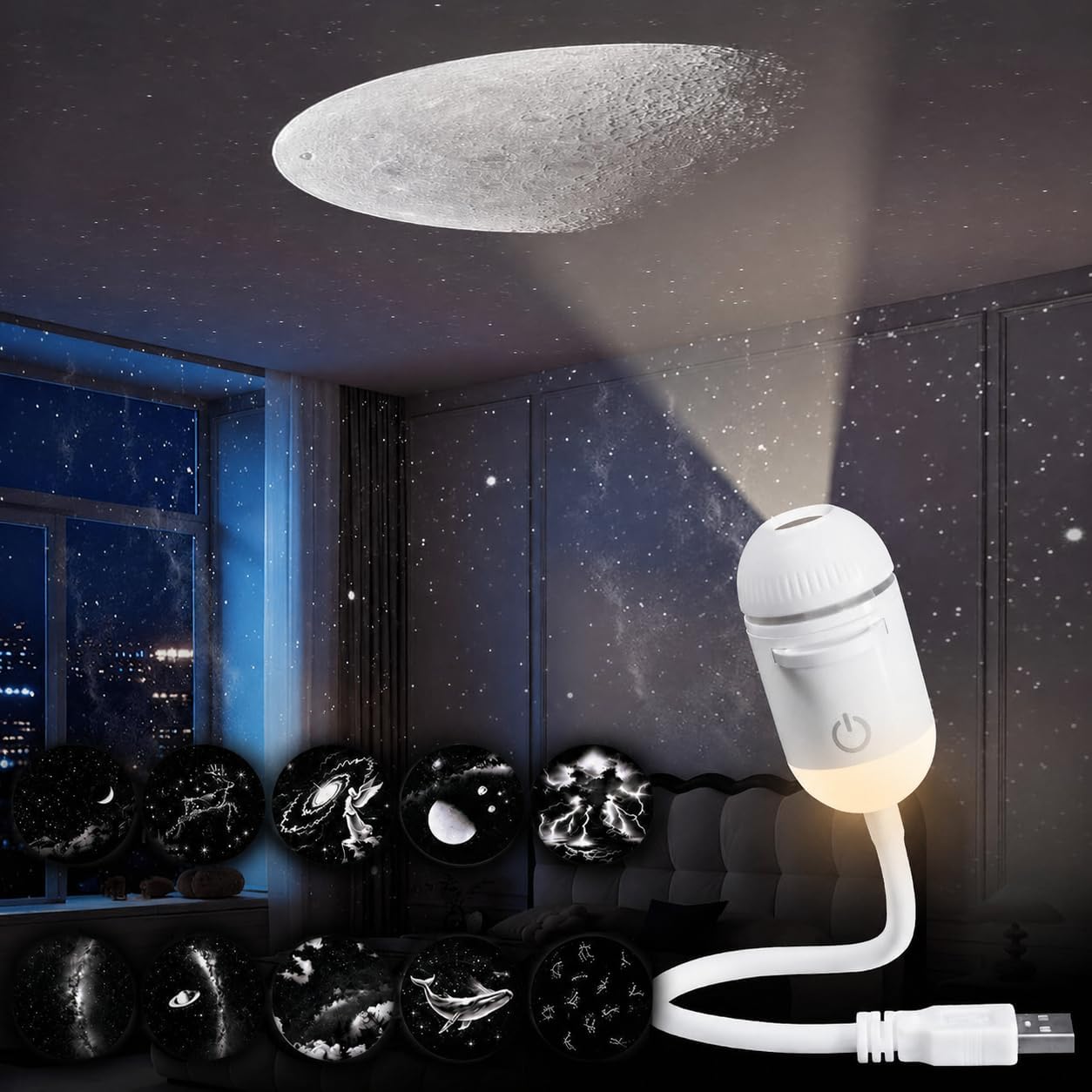 À Qui S'adresse le Emitymutic lampe projecteur galaxie 10 disque ? Profils Recommandés