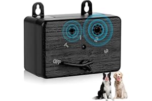 WWVVPET Dispositif Anti - aboiement canin, contrôle ultrasonique des aboiements avec 3 Modes, Dispositif de Dissuasion des aboiements canins de 50 Pieds, Silencieux d'aboiement canin intérieur et extérieur 1