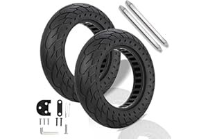ANSENI 2Pneu Plein 10 Pouces (10x2,125) pour Trottinette PURE,Vivobike S2 Max,S3 Max,Scooter Xiaomi,Roues increvable