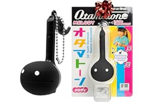 Otamatone Melody Negro, Instrumento Musical Electrónico Japonés Sintetizador Portátil Sensibles al Tacto Musicales Instrumentos Regalo Niños Adolescentes Adultos Cumpleaños Juego Juguetes Geniales