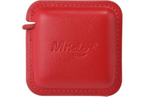 Mr.do Tape Measure for Body Measuring Tape Sewing Cloth Tailor 200 cm / 79 Inch Retractable PU Leather Red