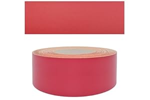 Mprofi MT® 5m Rollo-Cinta de Borde de Melamina-Con Adhesivo Termofusible-Borde de Borde para Estantes-Tablero de Construcción de Muebles-Cinta de Borde para Planchar-Rojo 45mm