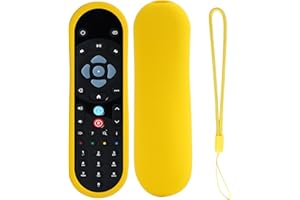 YUIO Remote Cover Case for SKY Q Voice Remote Control EC201 EC202, Silicone Protective Case with Lanyard for SKY135, Sky Glass Remote, SKY Q Touch and Non-Touch Protector, Anti-Slip Texture