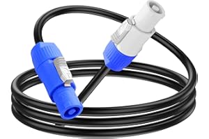 PNGKNYOCN Powercon Cavo di alimentazione, 16awg AC powercon ingresso powercon uscita prolunga di alimentazione per schermo LED fascio di luce testa, luci di fase (1M/3.3FT)