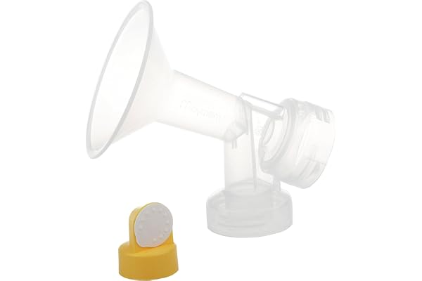 Une unité de téterelle avec vanne et membrane pour les tire-lait Medela ; Fabriqué par Maymom (Coppa per il seno 25mm(diamètre de mamelons 25mm))