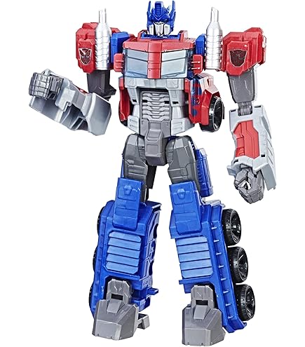 Transformers Earthrise Optimus Prime – 17,5 Cm, G1 Truck, Veranderbaar In Battlestation, Voor Kinderen Vanaf 8 Jaar