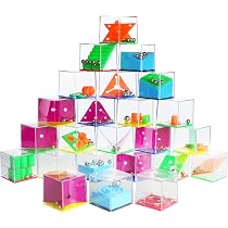 12 Mini Jeux De Patience Et Casse-Têtes - Cubes à Billes Labyrinthe Pour Enfants Et Adultes | Jeux Éducatifs Anti-Stress