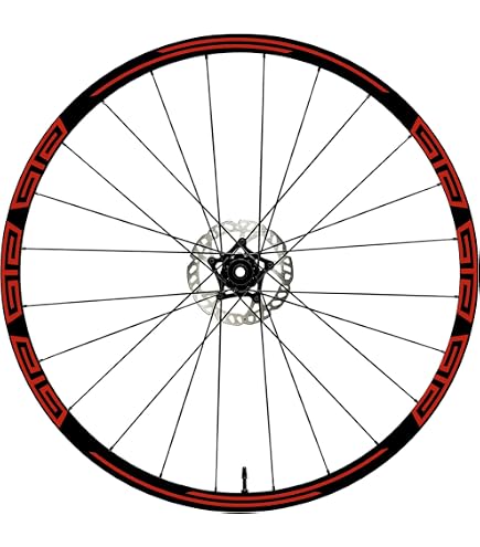 Kit Autocollant Jantes VTT - Camo Rouge Brillant 27-29 Pouces - Finest-Folia RX032 - NEUF