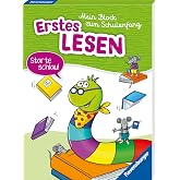 Ravensburger Mein Block zum Schulanfang: Erstes Lesen - Rätselblock ab 6 Jahre - Lesen lernen
