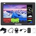 Feelworld T7PLUS DSLR Camera Field Monitor 7 Inch 3D LUT Waveform Vector Scope 1920x1200 4K HDMI Input output Metal Material with Sunshade and Mini Ball Head Handheld Stabilizer