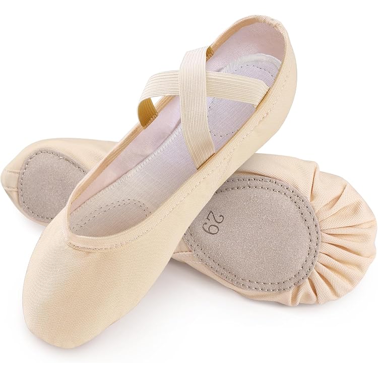 SO DANCA FULLY ELASTICEZ CANVAS SPLIT SOLE BALLET SLIPPERS PINK (SD16 - View #6