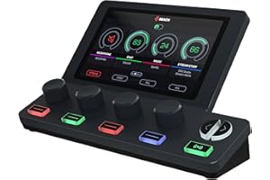 BEACN Mix Create Audio Interface | Windows USB C Audio Mixer for Content Creators | Volume Control for Twitch and YouTube Streams | Content Creator Essentials for Streaming (Dark)