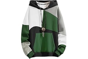 XIAOYAO Hombre Sudadera con Capucha Techwear Hip Hop Manga Larga Hoodie Entrenamiento Casual