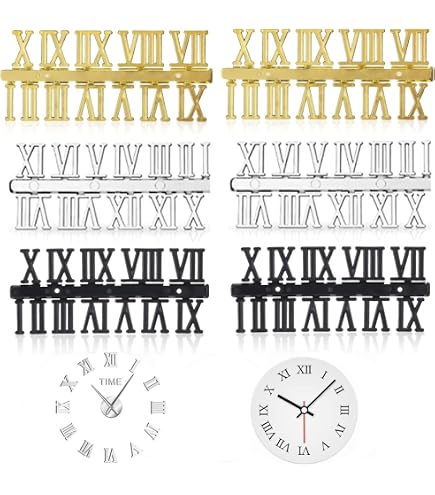Horloge Murale Bois chiffres Romains 40cm Naturel - Horloge - Pendule