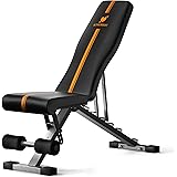 ACTIVEWEIGHT Panca Pesi Da Palestra Pieghevole Regolabile | 90 gradi, inclinazione, declino | Premontato | Set di pesi | Mult