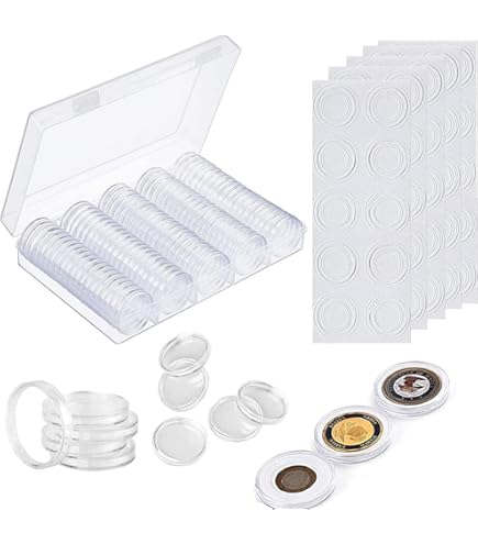 Safe 5 X Capsules Caps 45 Mm/Porte-monnaie - Idéal Pour Les Grandes