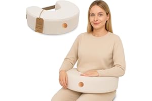 TOTSY BABY Mała poduszka do karmienia 120 cm - Kompaktowa poduszka do karmienia mała poduszka do karmienia piersią Nursing Breastfeeding Pillow na podróż Sen