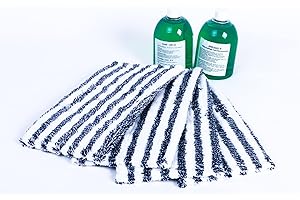 STAUBSAUGERLADEN.DE IHR PARTNER FÜR GERÄTE UND ZUBEHÖR Lot de 4 chiffons de nettoyage + 2 x 500 ml de concentré de nettoyage pour aspirateur Vorwerk SP520 SP530