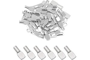 100 stycken hyllstöd pennor, 5 x 19 mm golvstöd, hyllhållare med förvaringslåda, för garderob, hylla