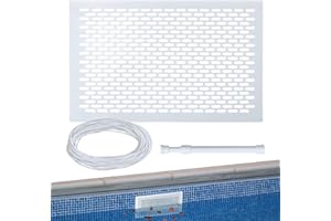 weiting Écran De Protection pour Skimmer De Piscine - Filet De Protection Contre Les Feuilles | Protection Anti-Débris Et Anti-Rouille pour Salles De Sport, Hôtels, Écoles Et Maisons