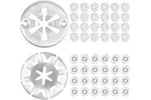 BDHYYM Lot de 50 plaques de protection contre la chaleur pour voiture, disques de serrage de 30 mm, plaque de protection thermique, kit de réparation pour voiture, compatible avec VW Skoda N90335004