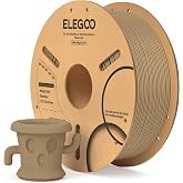 ELEGOO PLA Filament 1.75 1kg Wood | Dimensional Accuracy +/- 0.03mm, 3D Filament Spool, for Most 3D Printers