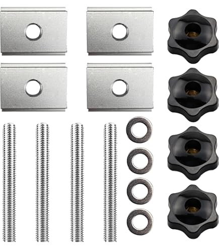 Kit 8 Adattatori Per Binario A T Con Viti M6 - Acciaio Inox Per Portapacchi E Supporti - Foto 8