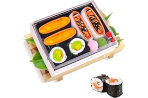 AGRIMONY Śmieszne skarpetki w kształcie sushi - śmieszne prezenty dla kobiet mężczyzn - nowość szalone funky jedzenie e bawełniane skarpetki prezenty świąteczne