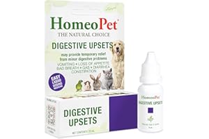 HomeoPet Digestive Upsets Natural Pet Digestive Support, Supports Temporary Relief from Digestive Problems, 15 Milliliters