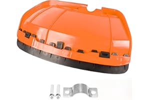 CLICLED Parasassi per Decespugliatore Universale Scudo di Protezione in Plastica Resistente 38cm Cuffia per Tagliaerba Accessorio di Sicurezza per Giardinaggio