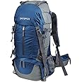 SKYSPER 50L Zaino da Treking, Zaino Montagna Impermeabile con Copertura della Pioggia per Viaggio Trekking Escursione