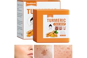 Nybhyjka Jabón Corporal De Cúrcuma Jabón De Cúrcuma Para La Cara Jabón Facial Y Corporal De Cúrcuma Jabon De Cara De Curcuma Natural Barra De Jabón De Ácido Kójico De Cúrcuma Y Limón