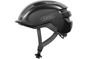 ABUS Casque de vélo PURL-Y - adapté aux trajets en VAE et Speed Bikes - casque de protection stylé NTA adapté aux trajets en adultes et adolescents - Noir, taille M