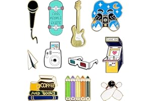 MAYPLOUS Spilla smaltata, spilla in metallo, accessorio alla moda per donne e adolescenti, adatto per abbigliamento, borse, giacche, artigianato fai da te