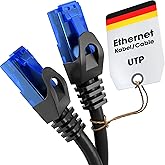 KabelDirekt &ndash; Ethernet Kablosu, Ağ Kablosu, LAN &ndash; 5m &ndash; 0,25-30m arasında mevcuttur (10Gbps, Gigabit Ağlar i&ccedil;in Fiber Hızı, RJ