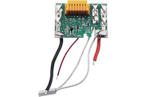 Create idea Placa PCB de chip de bater¨ªa de 18 V 18650 protecci¨®n de carga de bater¨ªa, placa de m¨®dulo de circuito verde, compatible con Makita BL1830 BL1840 BL1850 LXT400