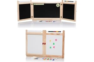 AZZAP WANDTAFEL Kindertafel Schreibtafel Maltafel Magnettafel Papierrolle Abakus SARA 4