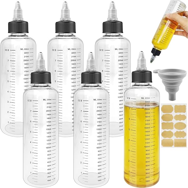 12 Flacons Vides 30ml Avec Bouchon Conique - Pour Huiles, Solvants Ou Cosmétiques - Pipette Précise